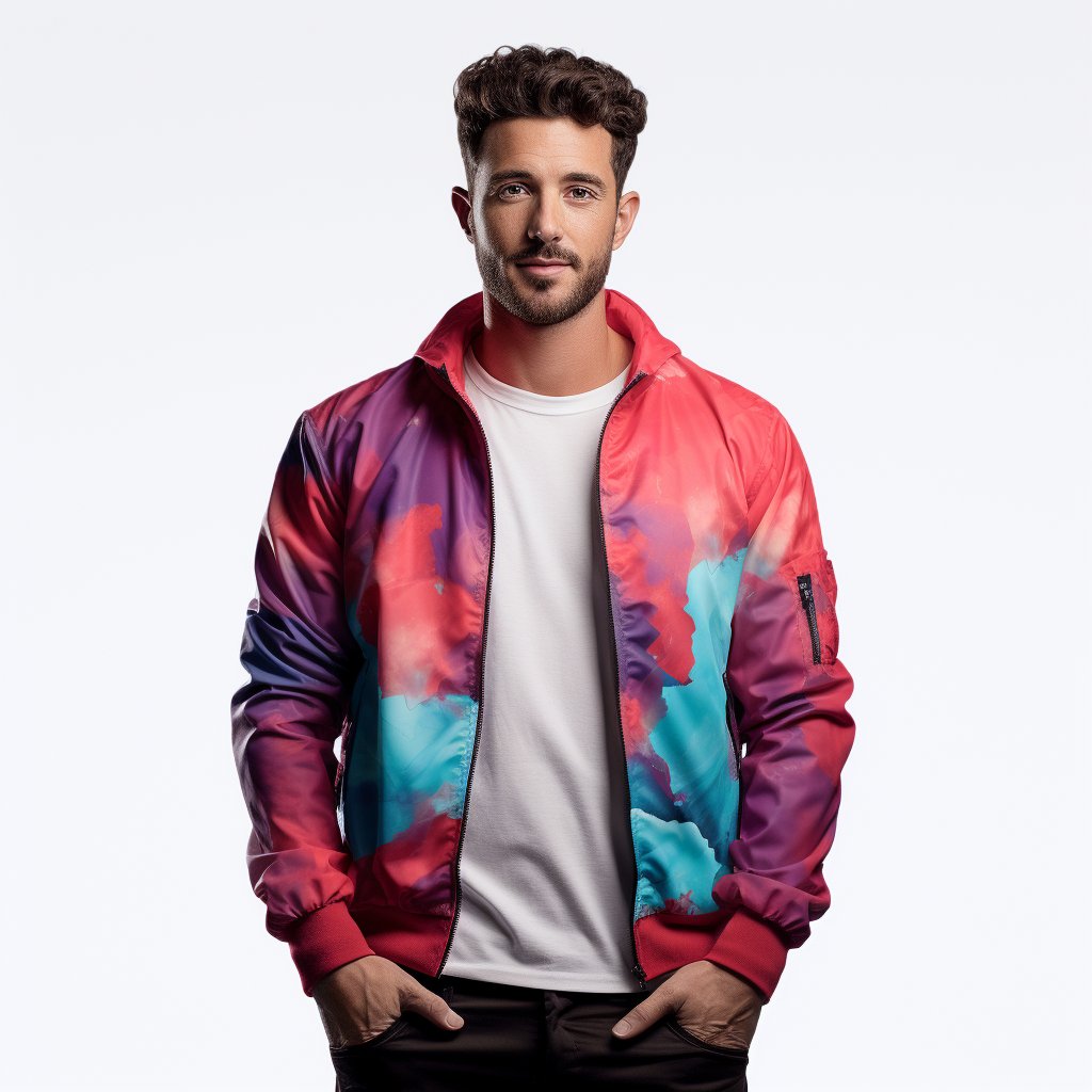 Aibort Custom Wholesale Sublimation Wholesale Over Digital Print Custom Your Own design Breathable Jackets For Men//