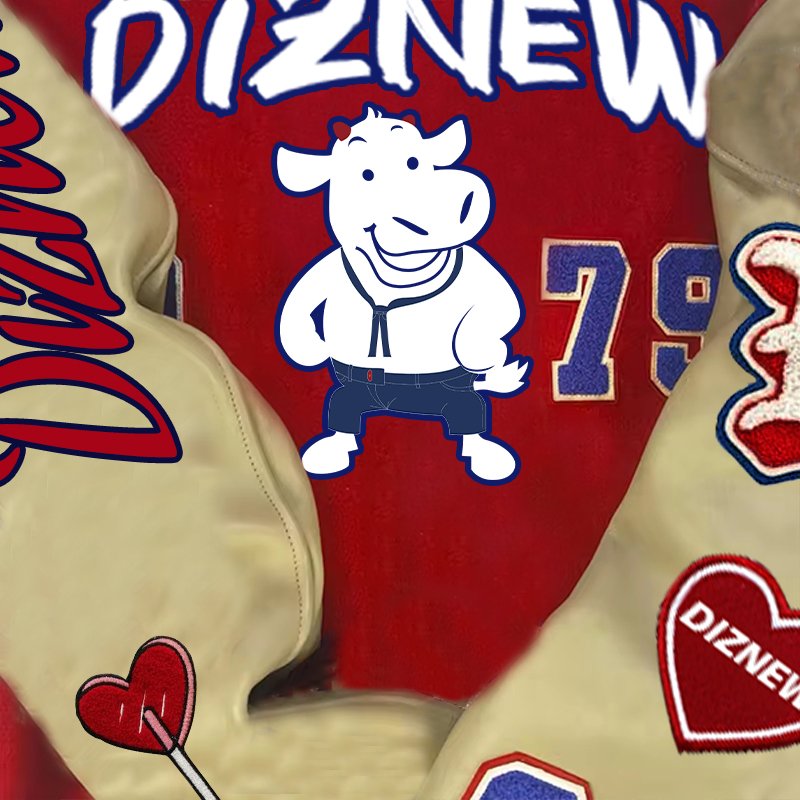 diznew varsity Jacket Custom manufacturer Embroidery Custom Baseball Letterman cut leather varsity jacket Custom denim jacket