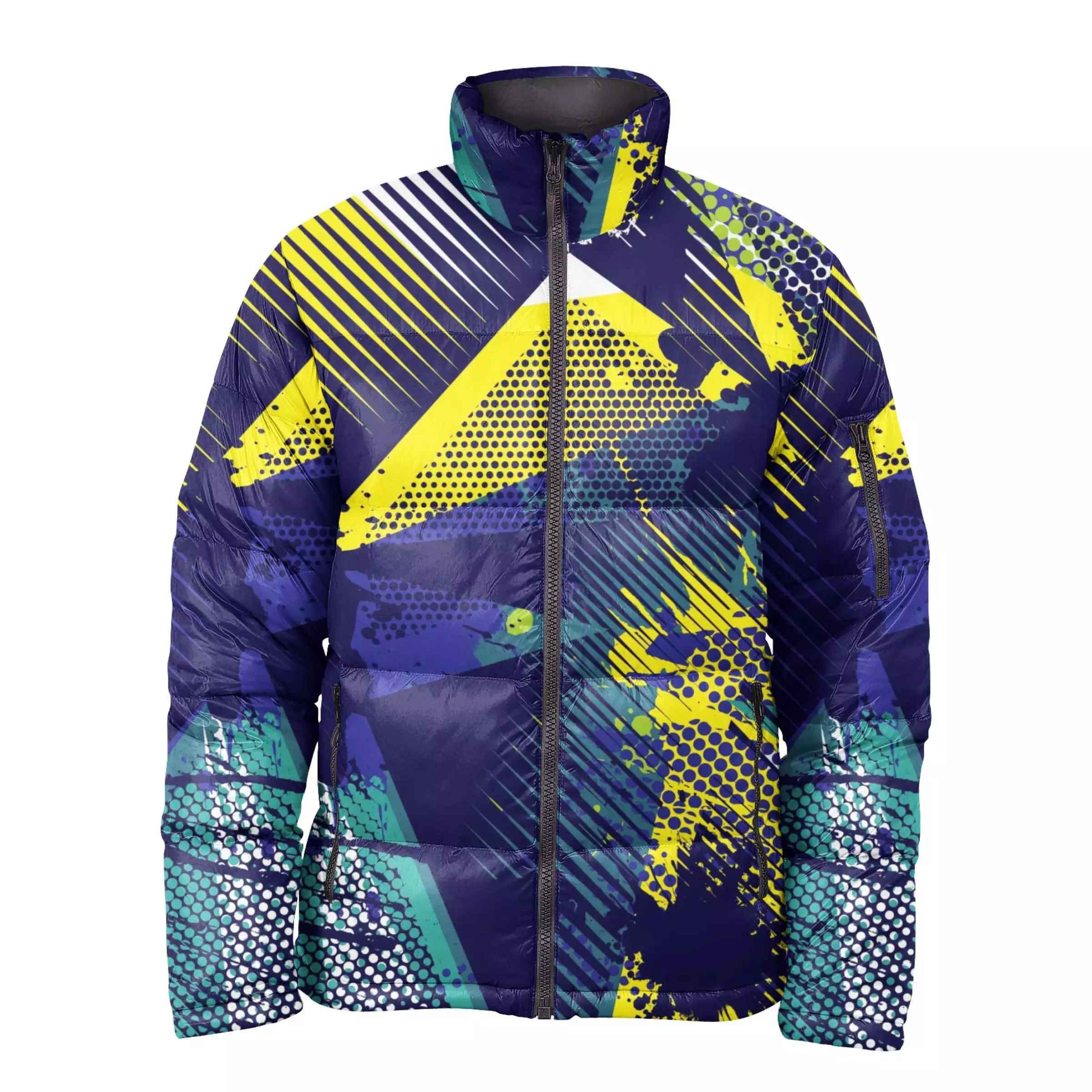 Men's Winter 2024 Best Quality Winter Padding Men's Fancy Printed Men Puffer Jackets Full Sleeve Warm Winter Wear Jackets