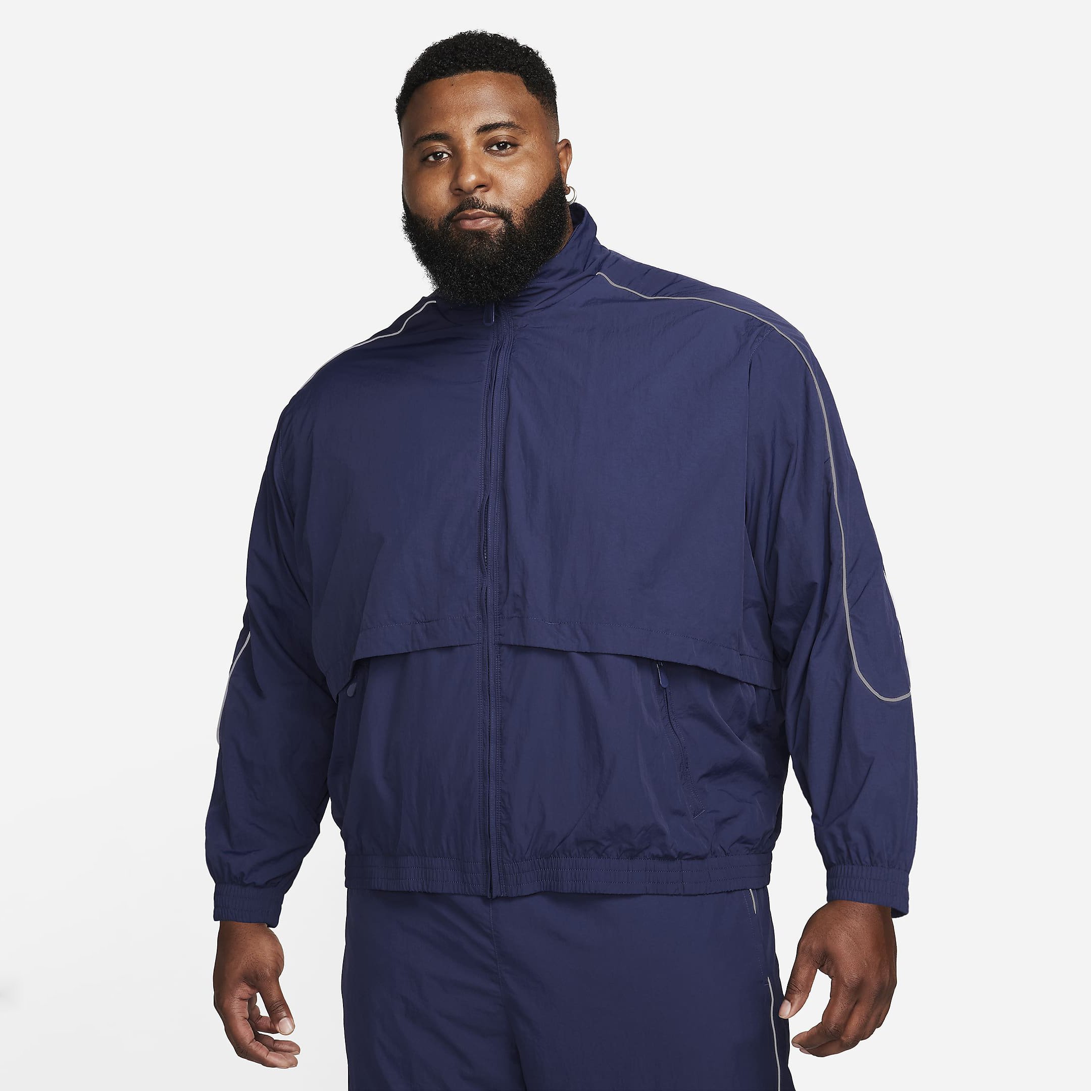 Custom Two Piece Windbreaker Pants jacket Zip Up Nylon Polyester Streetwear Tracksuit Windbreaker Suit Set