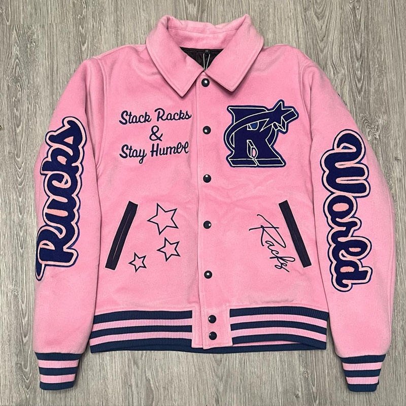 baseball jacket men Manufacturer Custom Letterman Plus Size Varsity Jacket Man Winter Vintage School College Men'S Jackets
