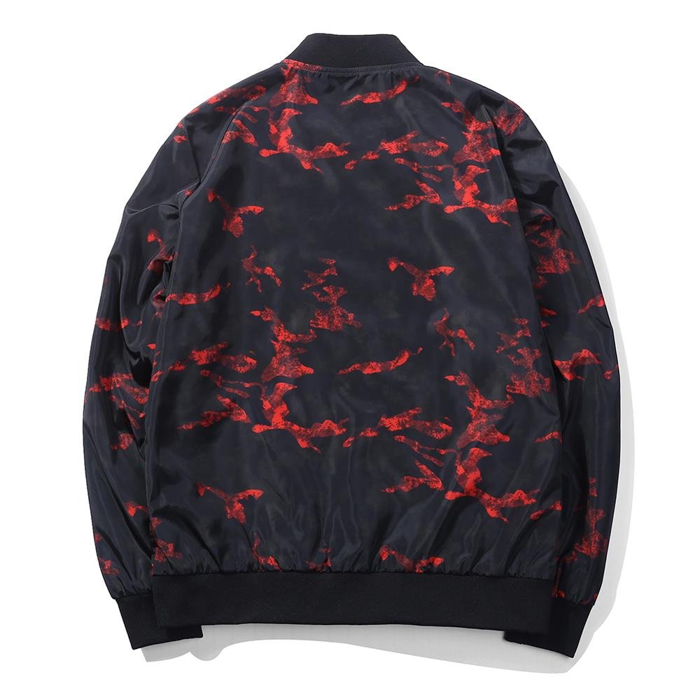 Wholesale Factory custom logo Fashion Zipper Up plus size men's jackets