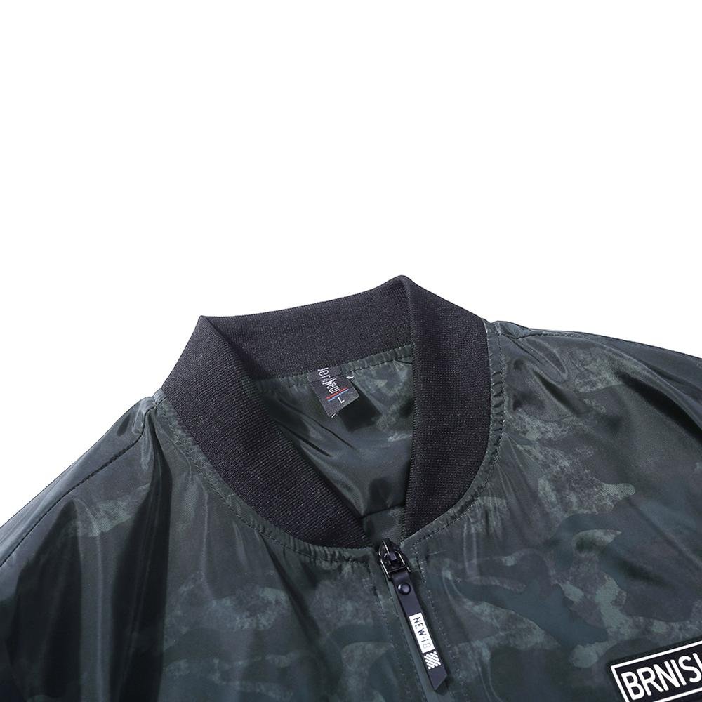 Wholesale Factory custom logo Fashion Zipper Up plus size men's jackets