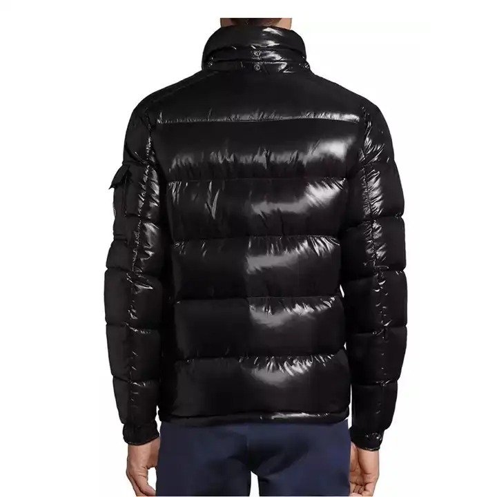Winter Custom Men's Bubble Down Jacket Puffer Coat Top Quality Lightweight Zipper Up Hooded Puffer Winter Jackets