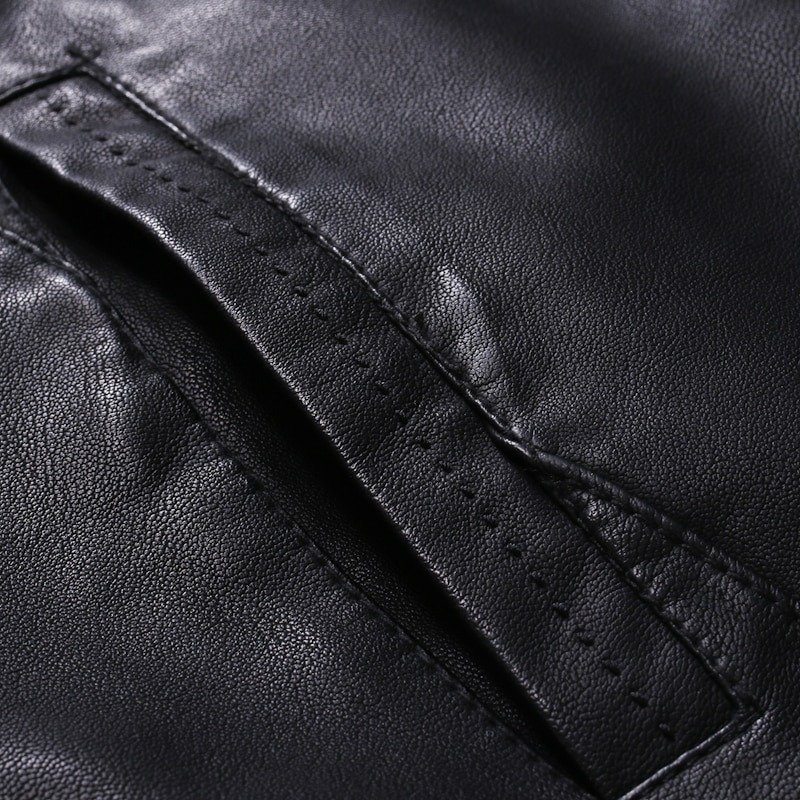 Men original cow Leather Jacket Motorcycle Men's Jackets Black Outwear Male cowhide Leather Coats Men