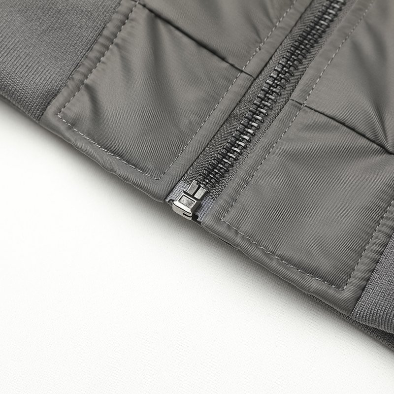 Hot Sale Embroiled Custom Logo Plain Jacket 100%Nylon Stain Stylish MA-1 Flight Jacket Zipper Waterproof Bomber Jacket For Men