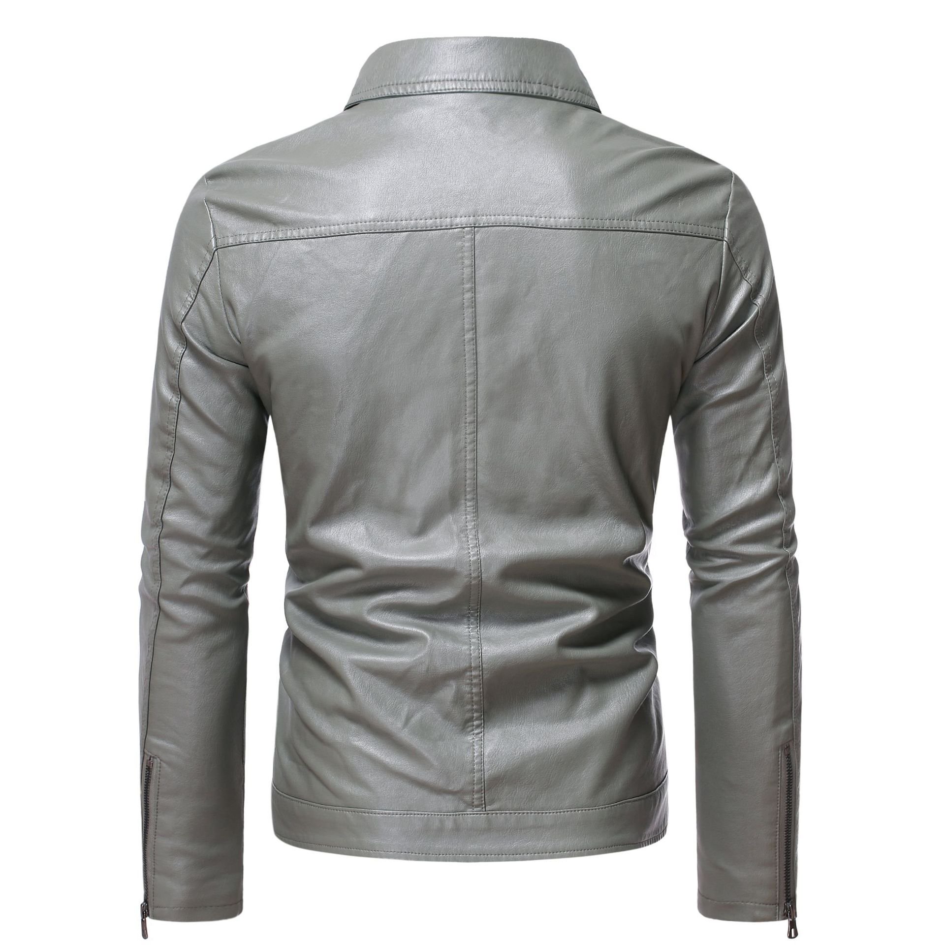 Factory Directly Cheap Men's Jacket Coat Leather Jacket With Plush