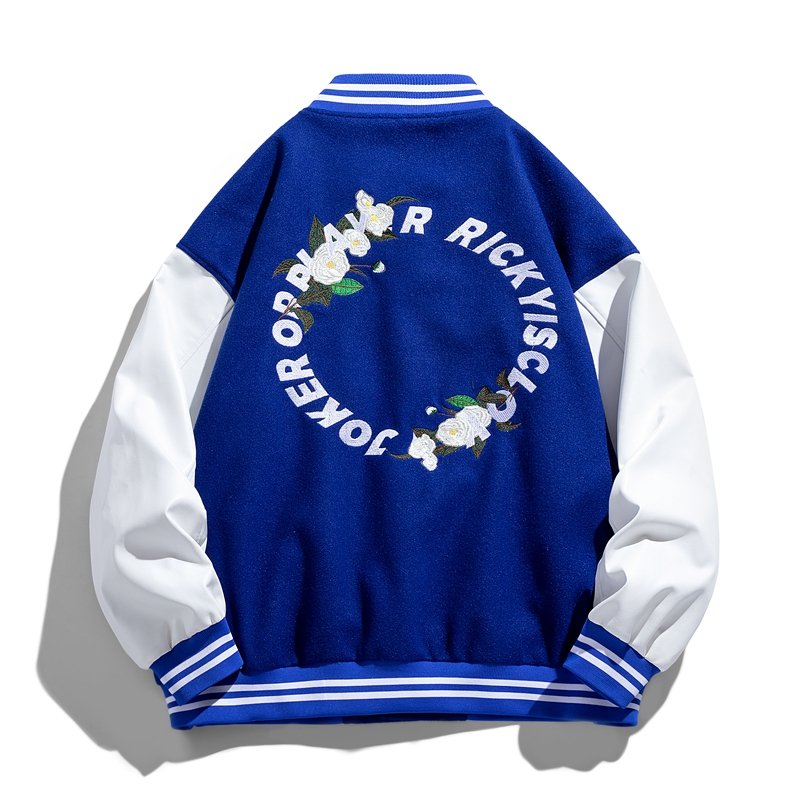 Faux Wool PU Sleeve Chenille Embroidery Mens Letterman Varsity Bomber Jacket Custom Baseball College Jacket Chaqueta para hombre