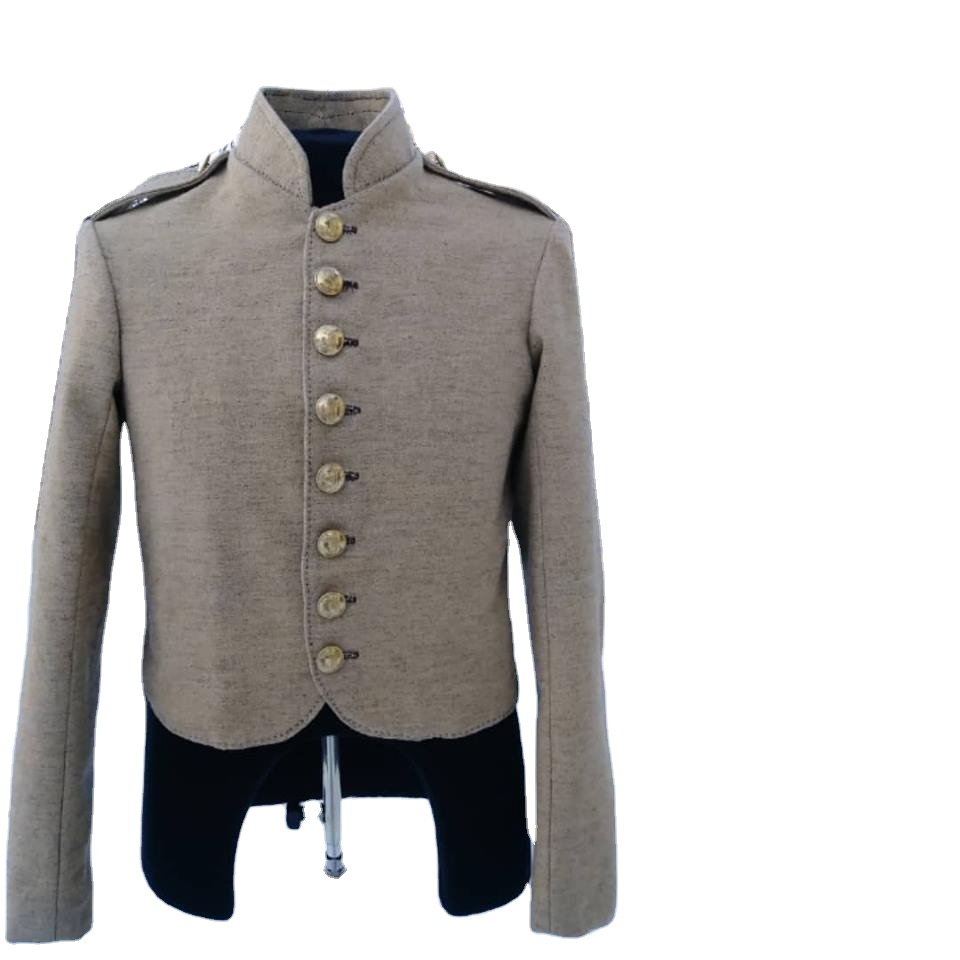Wholesale Brand New Custom Napoleonic Hussar Men's High Quality 100% Wool Civil Reproduction Jackets