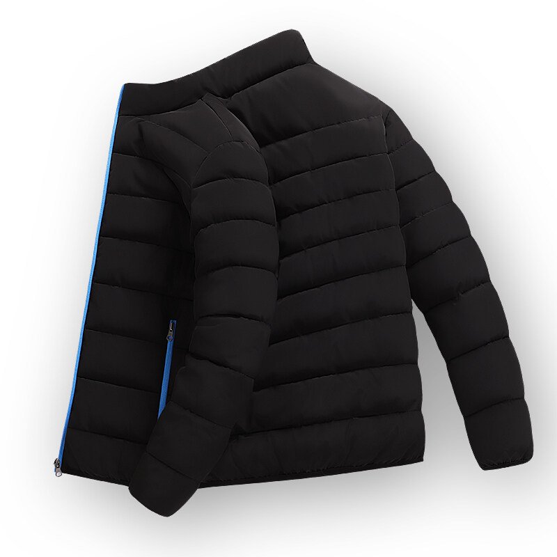 Autumn/Winter Men'S Custom Logo Outdoor Zipper Waterproof Stand-Up Collar Warm Men'S Street Jacket