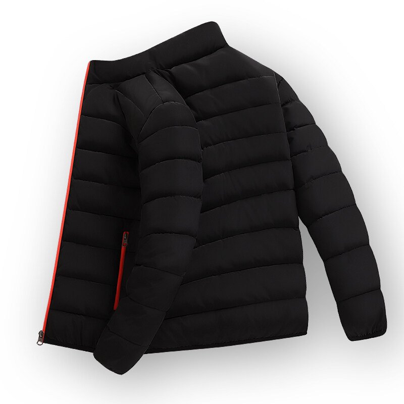 Autumn/Winter Men'S Custom Logo Outdoor Zipper Waterproof Stand-Up Collar Warm Men'S Street Jacket