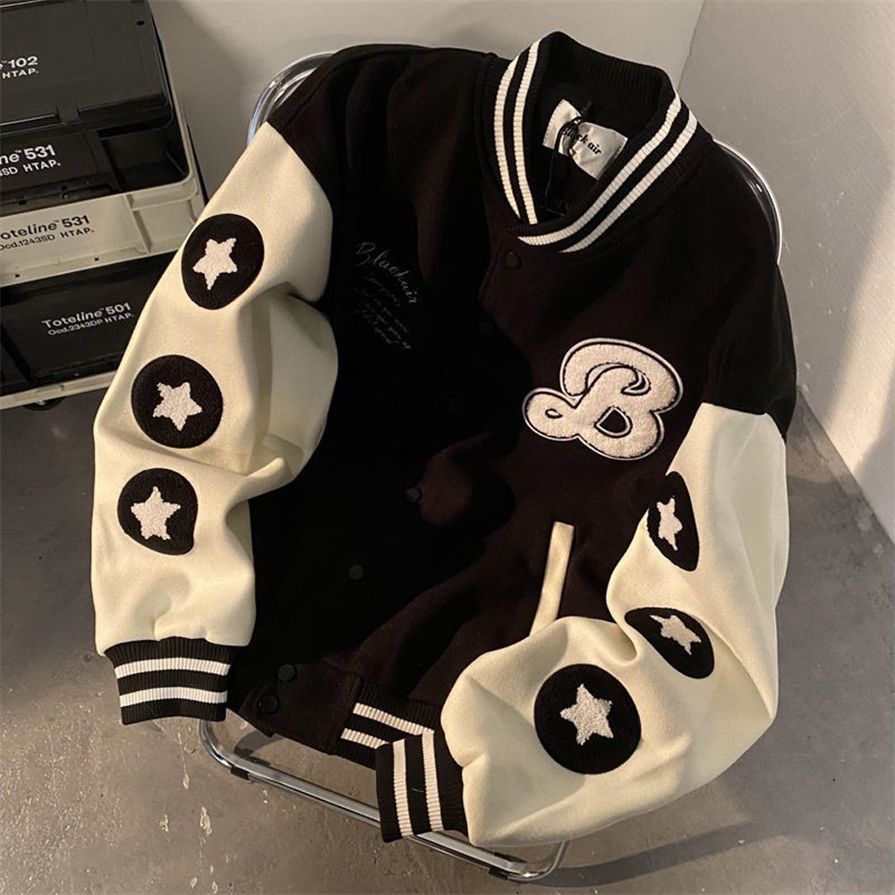 Customized Chenille Embroidery 100 % genuine Wool Leather Jacket High Quality Varsity Patches Letterman Jacket