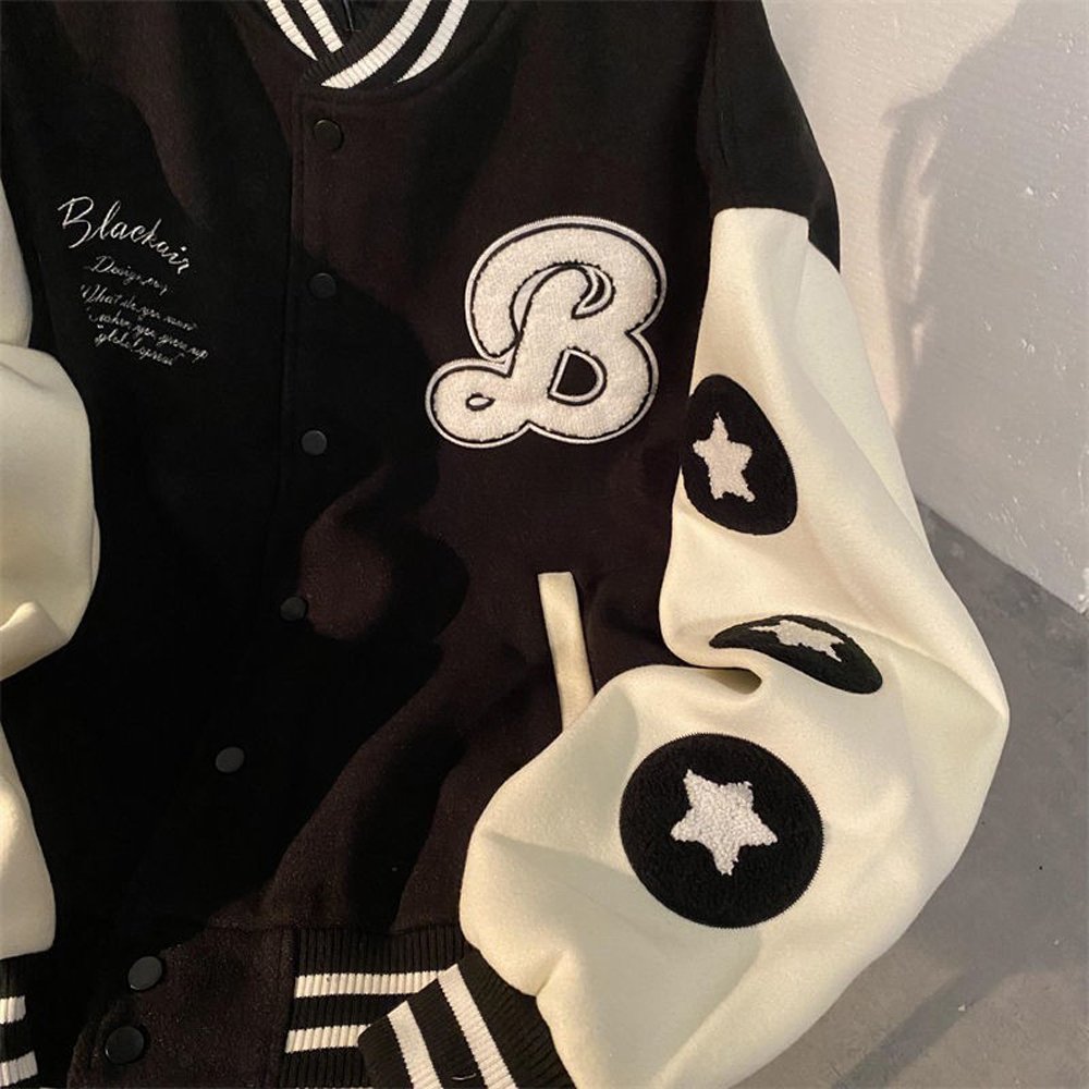 Customized Chenille Embroidery 100 % genuine Wool Leather Jacket High Quality Varsity Patches Letterman Jacket