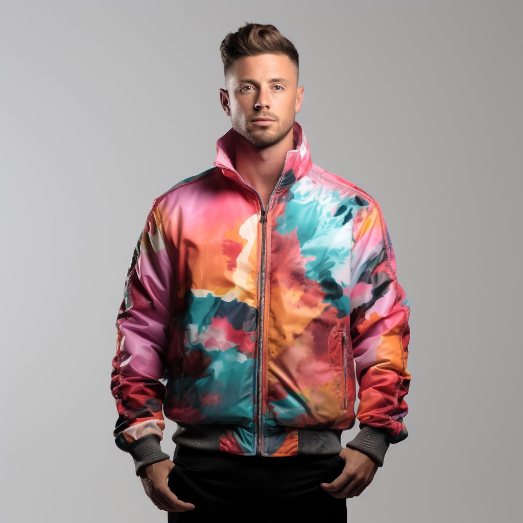 Aibort Custom Wholesale Sublimation Wholesale Fashion Designer Jacket men Streetwear Men's Clothing Men's Zip Up Jackets//