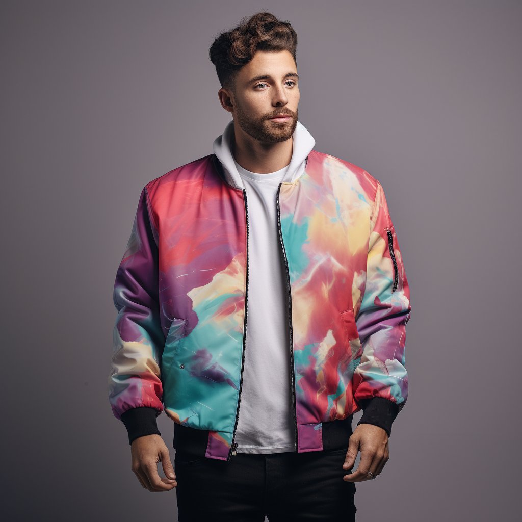 Aibort Custom Wholesale Sublimation Wholesale Fashion Designer Jacket men Streetwear Men's Clothing Men's Zip Up Jackets//