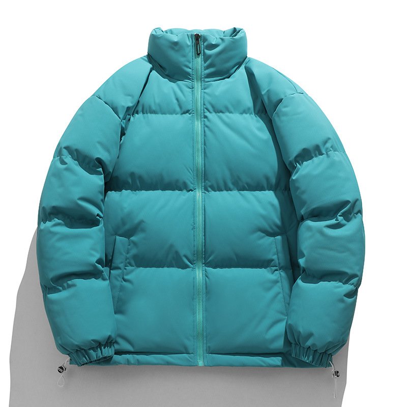Manufacturer Blank Plus Size Snow Thick Coats Jacke Custom Heat Transfer Logo Winter Black Plain Zip Unisex Men'S Jackets