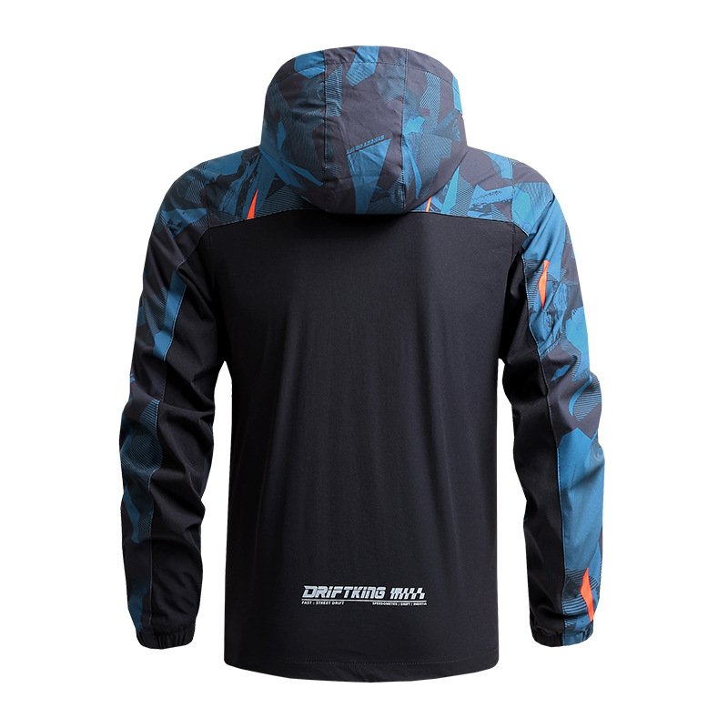 mountain jacket thin casual quick drying windbreaker fashion man coat outdoor sports hooded men's coats
