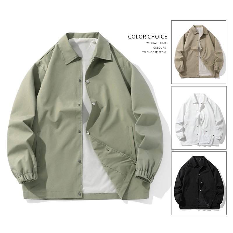 Jacket Men's 2024 Spring New Casual Men's Coat Youth Fashion Street Photography Handsome Versatile Loose Trendy