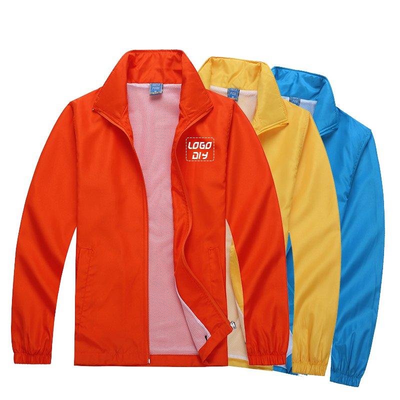Wholesale Soft Shell Jacket Custom Made Lightweight Black Casual Plain Waterproof Men's Windbreaker Jackets