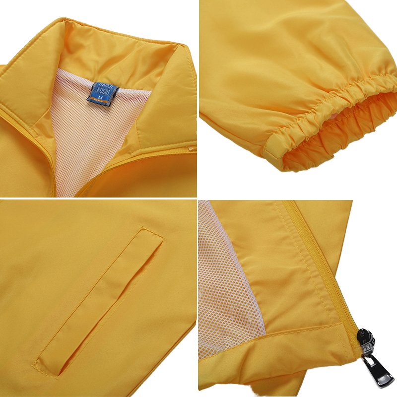 Wholesale Soft Shell Jacket Custom Made Lightweight Black Casual Plain Waterproof Men's Windbreaker Jackets