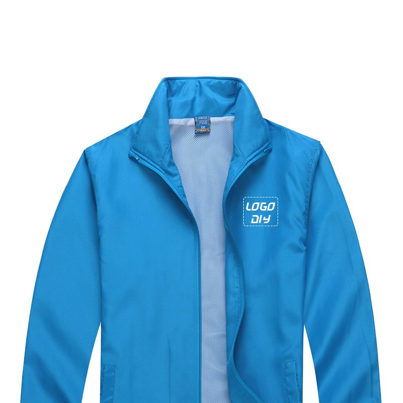 Wholesale Soft Shell Jacket Custom Made Lightweight Black Casual Plain Waterproof Men's Windbreaker Jackets