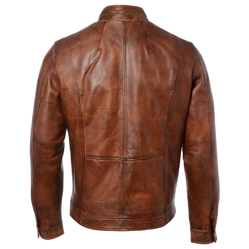 Premium Quality Wholesale Price Custom Design Original Fur Men's Leather Jacket For Sale Online