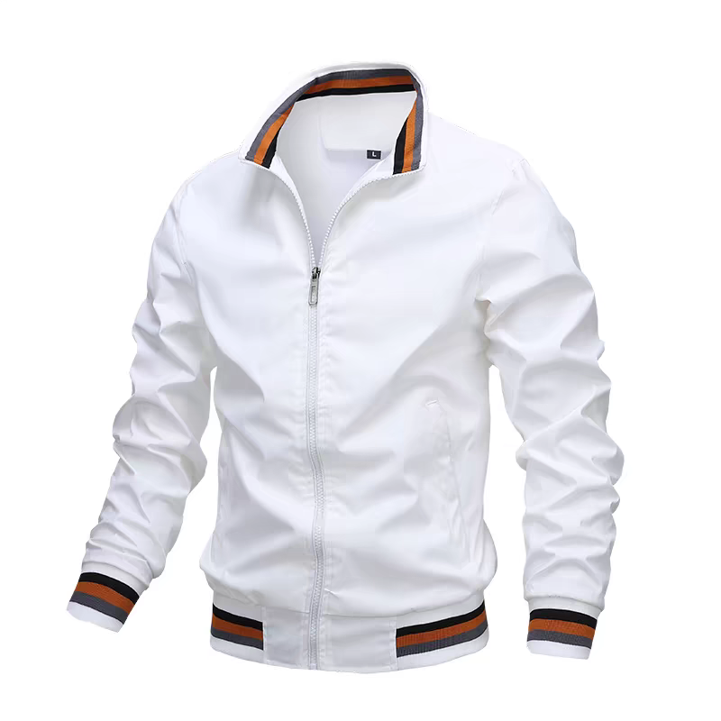 Custom Plus Size Fashion Men's Jackets Casual Waterproof Blank Golf Lightweight Windbreaker Bomber Jacket For Men