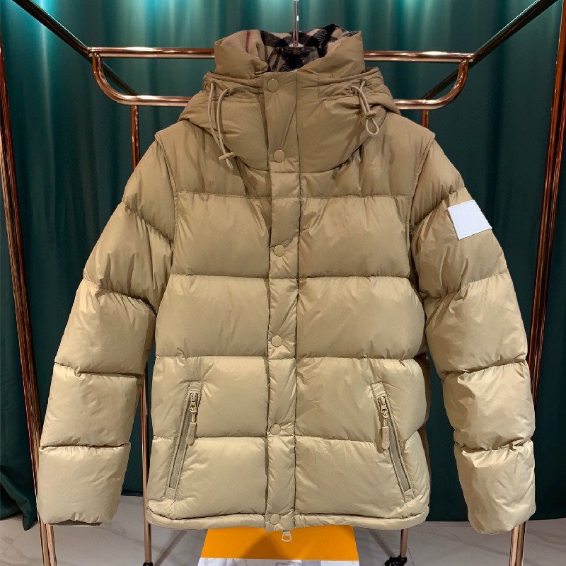 2024 New Down Waterproof Mens Brand Warm Thickened Down Coat Hooded Winter Luxury Down Jacket