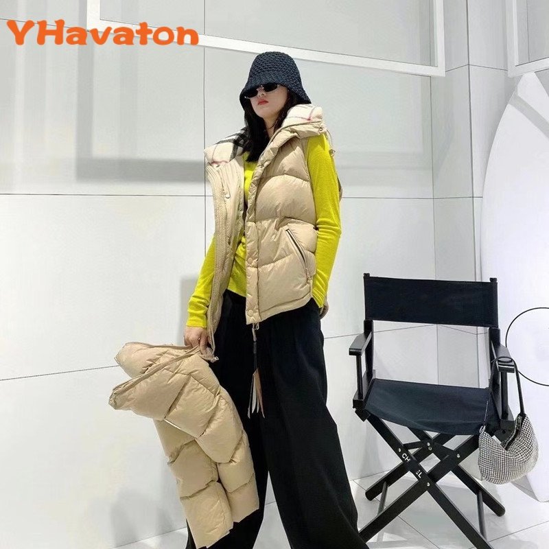 2024 New Down Waterproof Mens Brand Warm Thickened Down Coat Hooded Winter Luxury Down Jacket