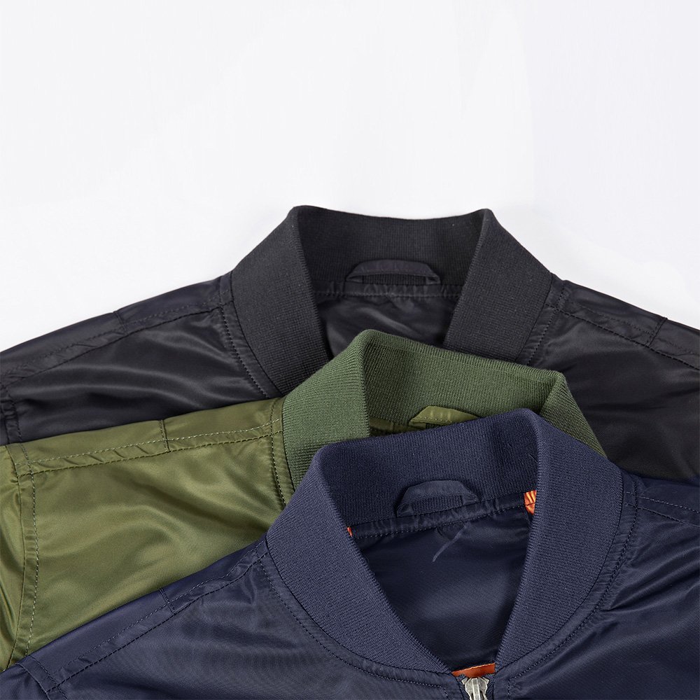 Outdoor windbreaker insulated custom warm casual winter jacket waterproof bomber padded jacket for men