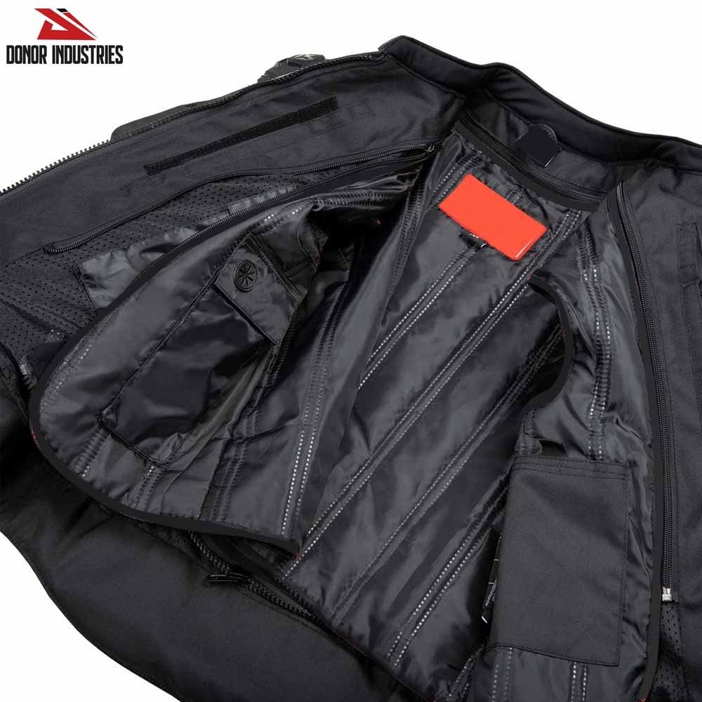 Fashionable Durable Windproof Motorbike Leather Jacket Men's Clothing With Competitive Price Racing Jacket By DONOR INDUSTRIES