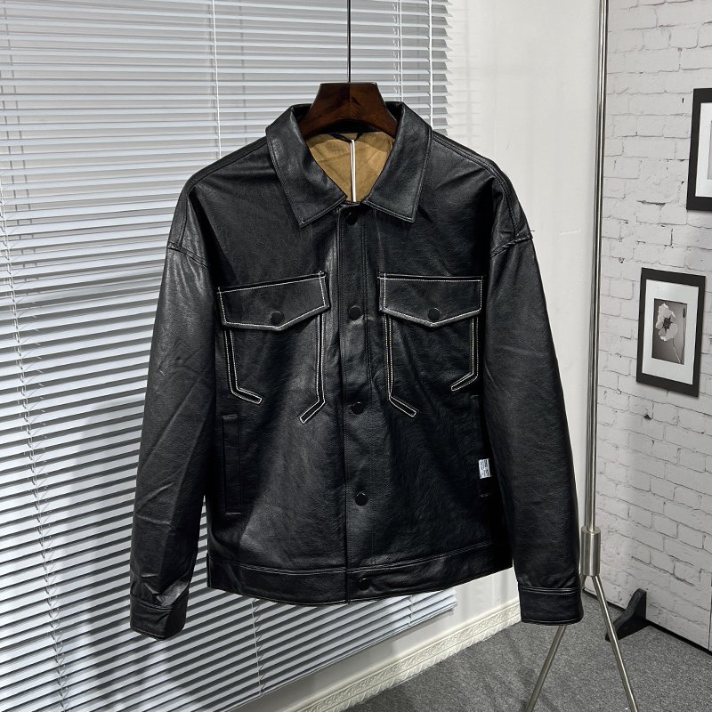 Fashionable Wholesale Men's Outdoor Casual Loose Jacket Heavy Weight Embroider Letter Custom Logo Men's Varsity Jackets