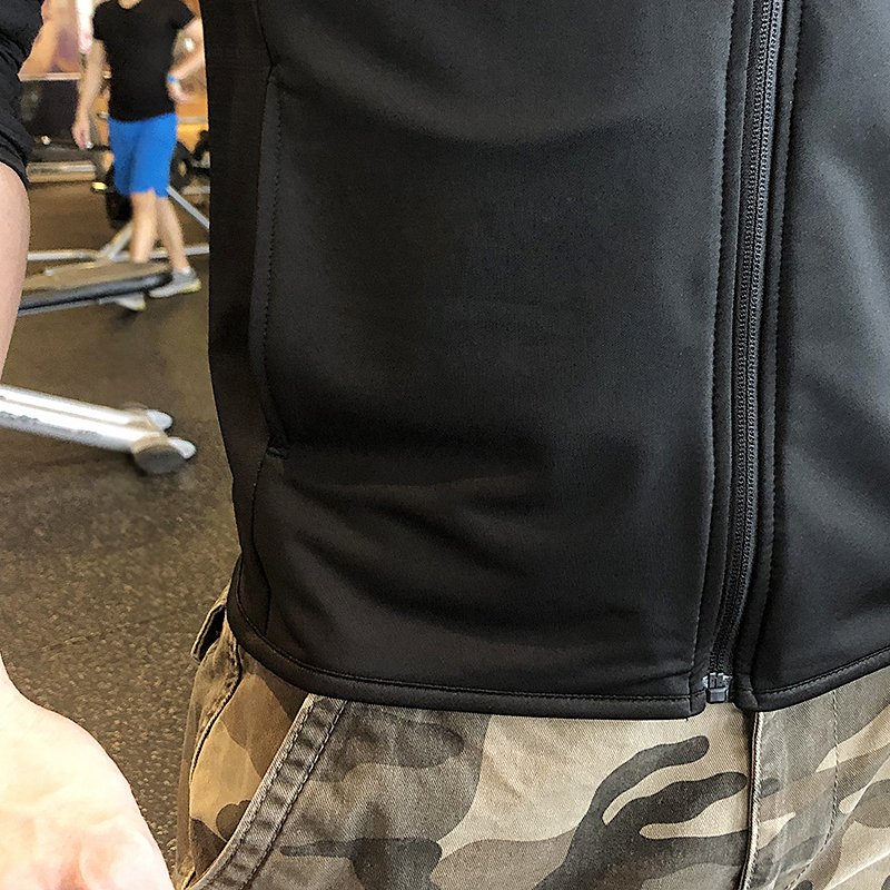High Quality Elasticity Gym Running Exercise Fitness Men'S Zipper Tracksuit Track Hoodies Jacket For Men