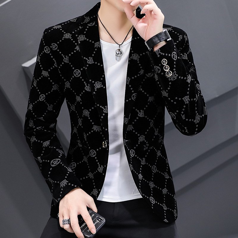 2024 new Single-breasted man suits slim fit Professional Youth Business Casual Jacket men's blazer