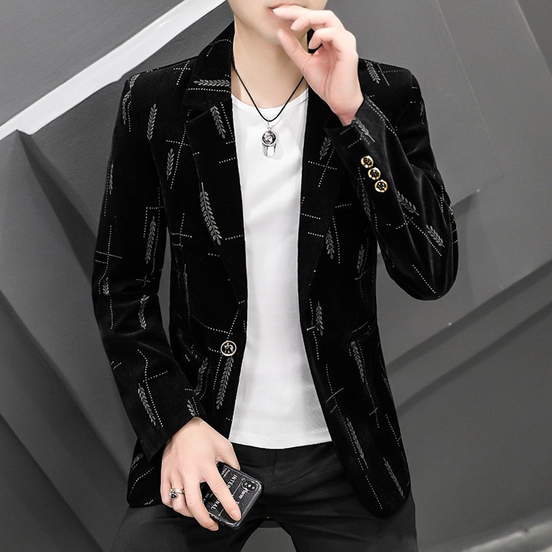 2024 new Single-breasted man suits slim fit Professional Youth Business Casual Jacket men's blazer