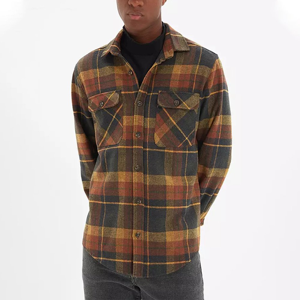 2023 Fashion Wholesale High-quality Professional Design Shirts Plaid Men's Flannel Shirt OEM Custom Soft Vintage Flannel Men shi
