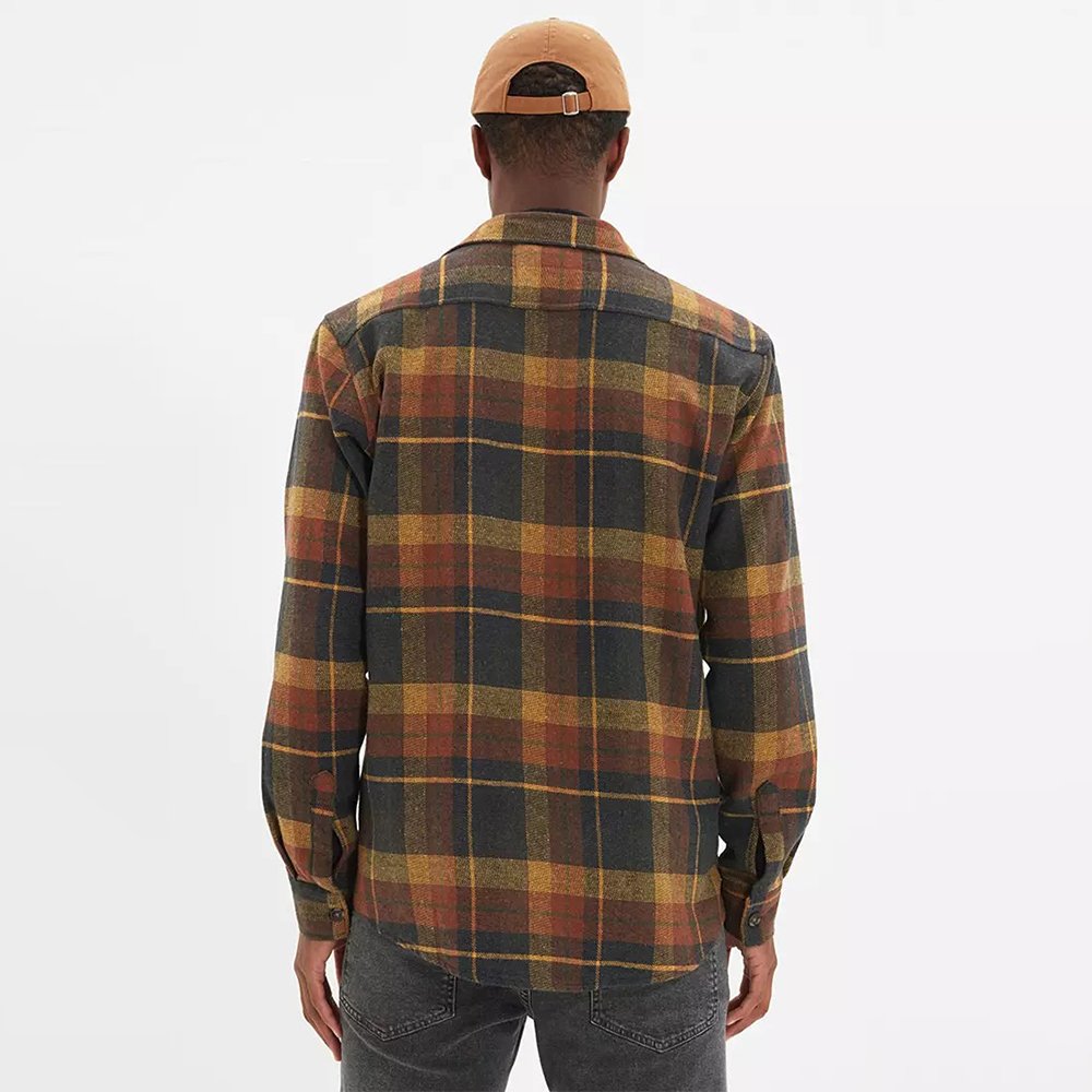 2023 Fashion Wholesale High-quality Professional Design Shirts Plaid Men's Flannel Shirt OEM Custom Soft Vintage Flannel Men shi