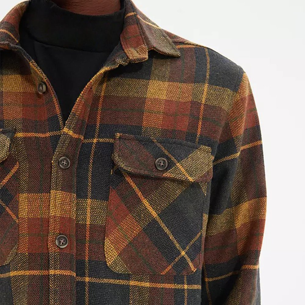 2023 Fashion Wholesale High-quality Professional Design Shirts Plaid Men's Flannel Shirt OEM Custom Soft Vintage Flannel Men shi