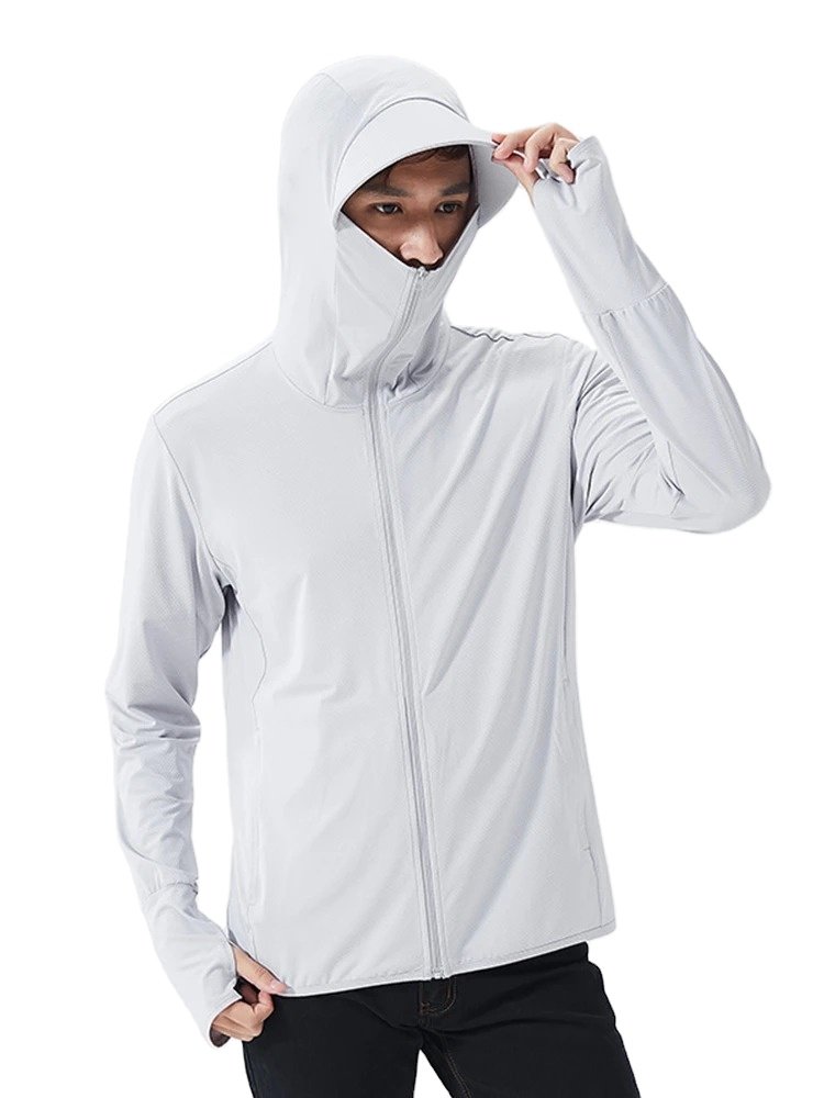 Waterproof Summer Autumn Lightweight Custom Men's Casual Jacket Windbreaker Jacket Summer UPF 50+ UV Sun Protection Skin coat