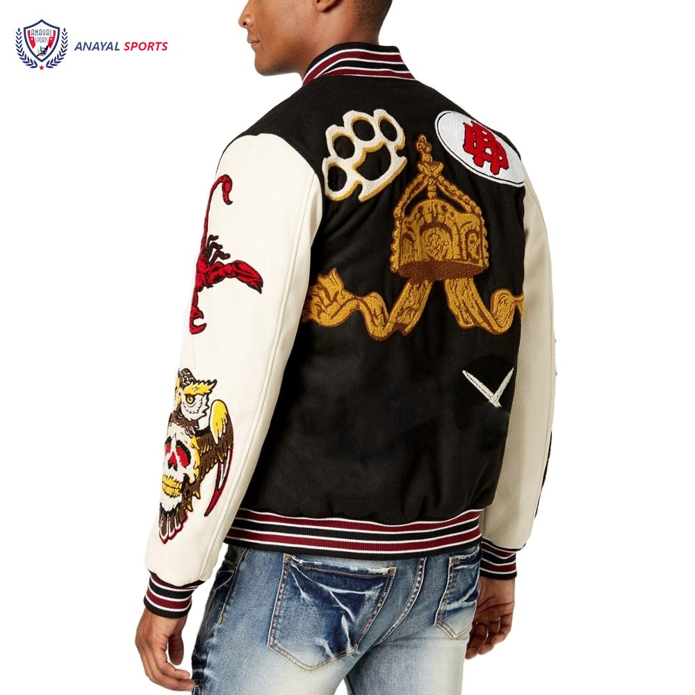 OEM High Quality Customized Best Stylish Fashionable Versity Jackets Low Pricing Patches Versity Jackets BY ANAYAL SPORTS