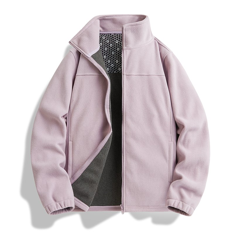 Wholesale Custom Zipper Woolen Winter Men's Jacket Polar Fleece Thick Warm Cold-proof Jacket For Men With Best Price