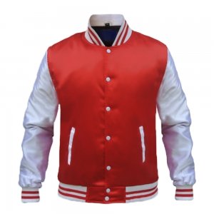 Hot Selling Custom Cool Style Fleece Winter Baseball Bomber Leather Jackets