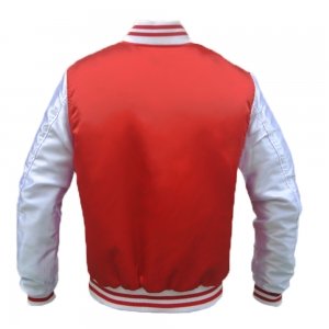 Hot Selling Custom Cool Style Fleece Winter Baseball Bomber Leather Jackets