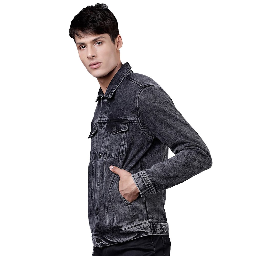 Professional Men's Denim Jackets Made Cotton Front Pocket Full Sleeve Winter Casual Wear Jackets For Men's