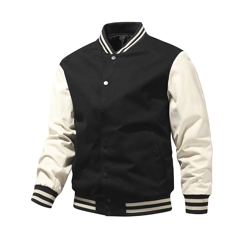 Casual Varsity Leisure Jacket Sport Comfortable Bomber Jacket Loose Bomber Jacket For Men