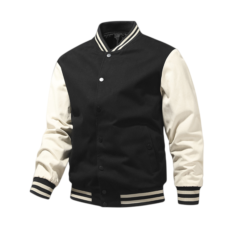 Casual Varsity Leisure Jacket Sport Comfortable Bomber Jacket Loose Bomber Jacket For Men