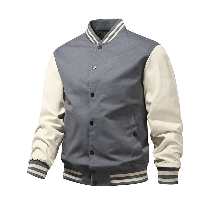 Casual Varsity Leisure Jacket Sport Comfortable Bomber Jacket Loose Bomber Jacket For Men