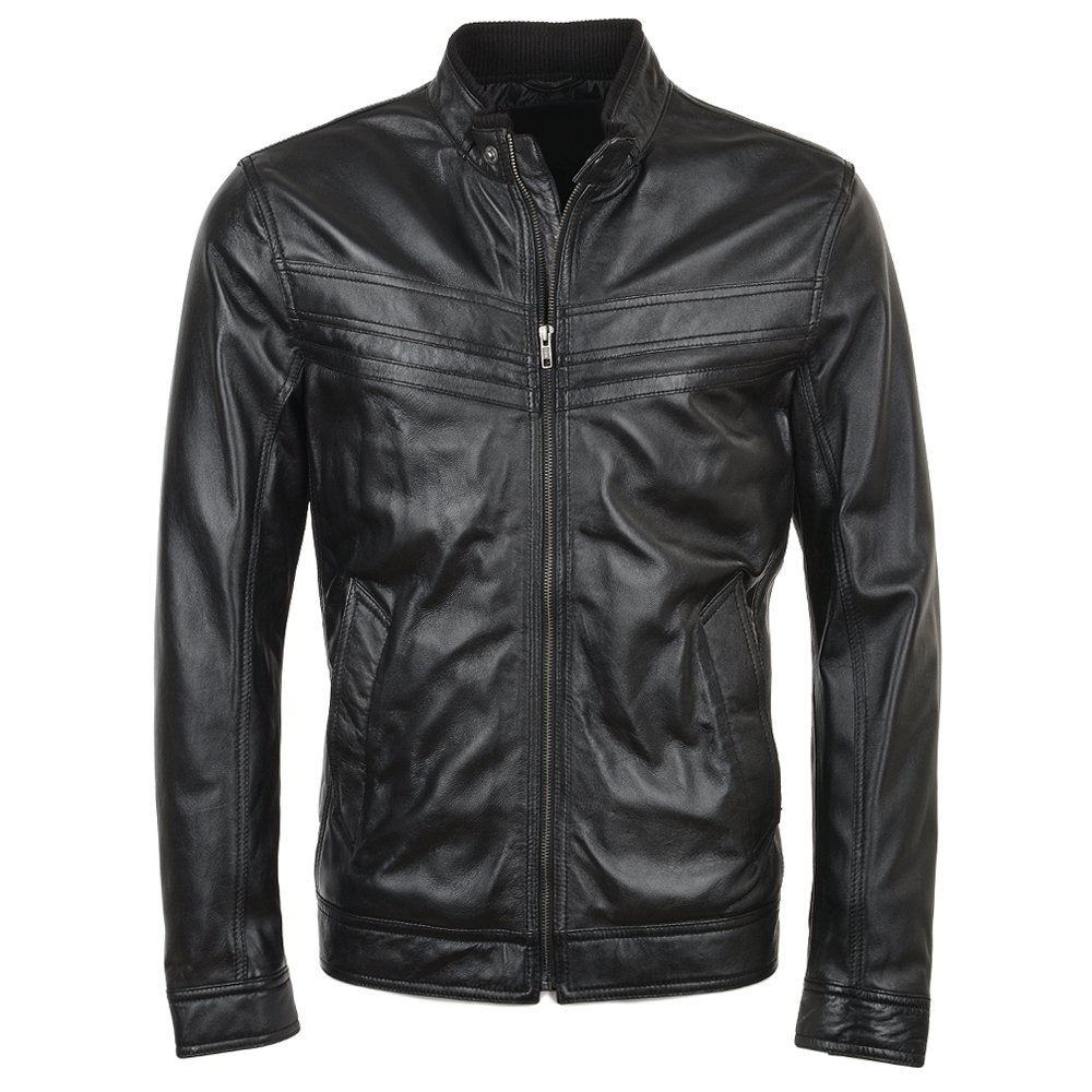 New Arrival Men's High Quality Fashion Design Pu Leather Jacket Motorcycle Leather Jacket For Men Leather Jacket Men