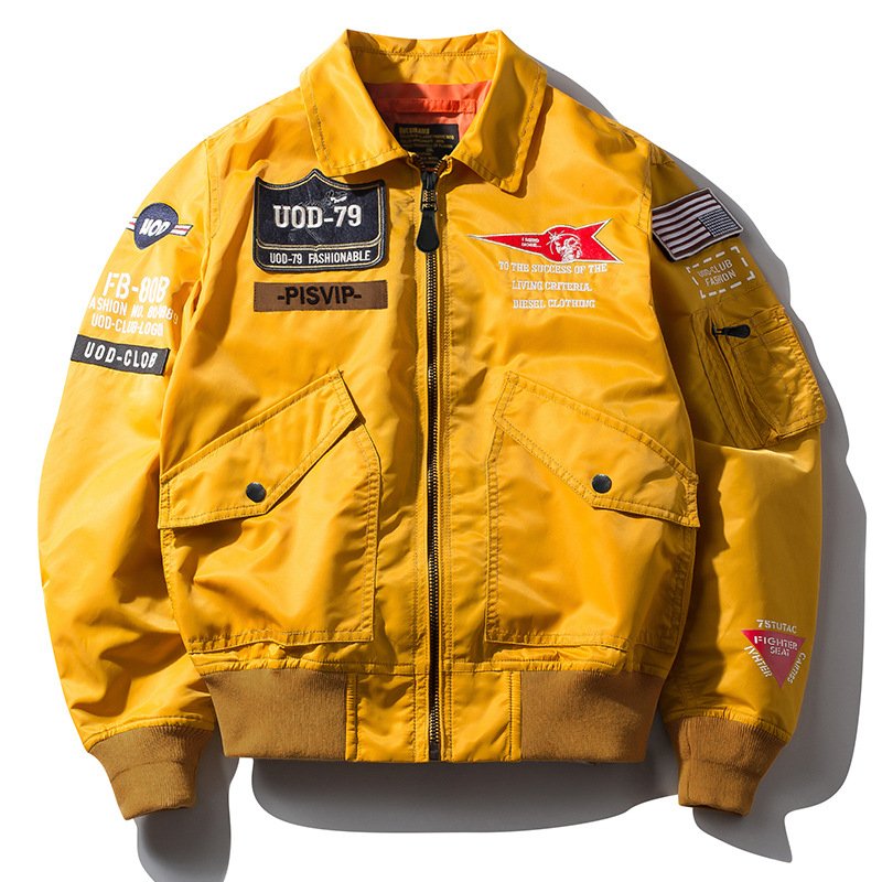 men's jackets bomber jacket Outdoor Casual Stand Collar Flying clothing Loose Top men's coats