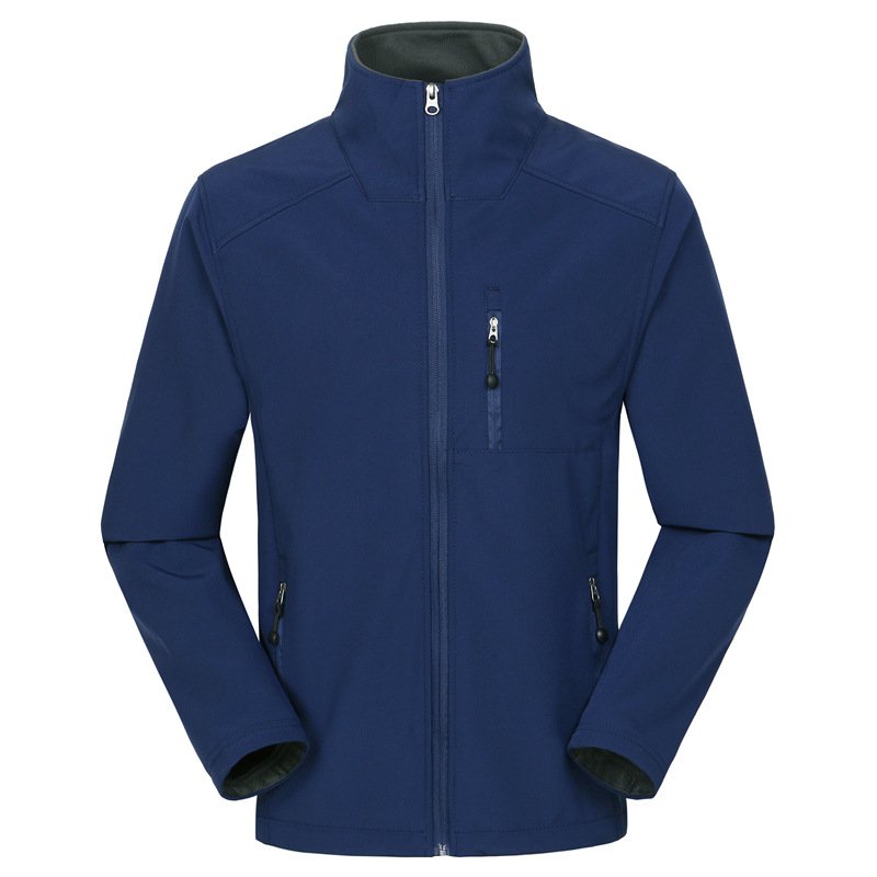 New Fashion Custom Logo Outdoor men Softshell Fleece jacket Plain Waterproof Clothing